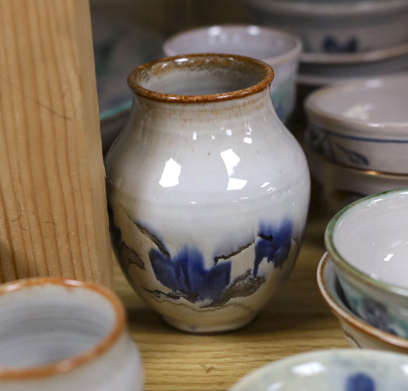 A quantity of modern lustre pottery